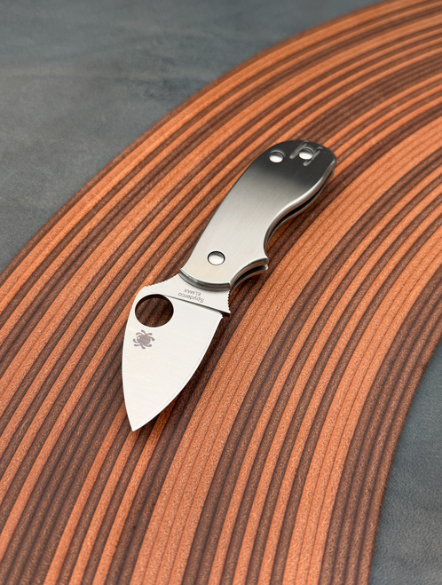 Pre-Owned Spyderco Squeak Titanium SPRINT RUN Elmax