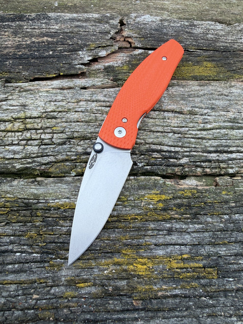 TRM NEUTRON 2™ Orange G10 Lizard Skin