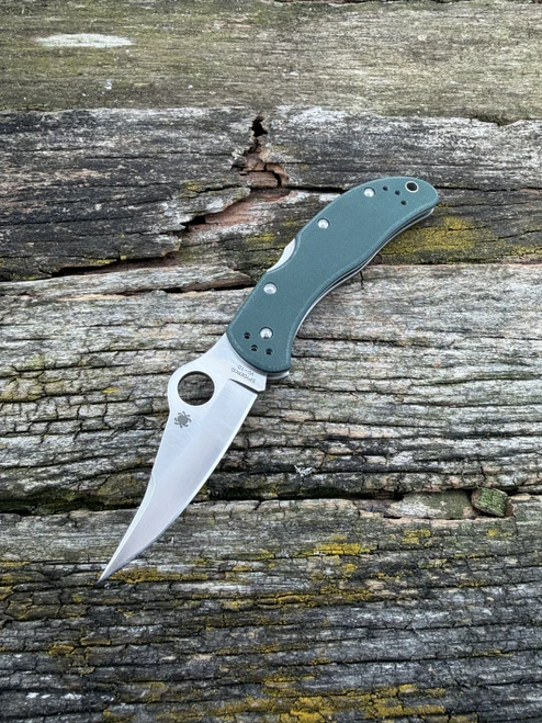 Pre-Owned Spyderco Worker SPRINT Forest Green G10