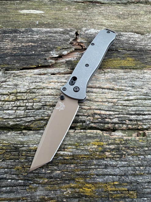 Pre-Owned Benchmade Bailout Crater Blue FDE - ArcticKnife Custom Shop