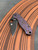 Pre-Owned Spyderco SMKW Exclusive Para 3 Folding Knife DLC Cru-Wear/Purple Haze FatCarbon