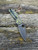 Pre-Owned Spyderco SMKW Exclusive Para 3 Folding Knife DLC Cru-Wear/Toxic Storm FatCarbon