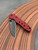Spyderco Smock St. Nick's Knives Exclusive - Black TiCN - CPM-4V Blade- Red G10 Scales -