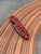 Spyderco Smock St. Nick's Knives Exclusive - Black TiCN - CPM-4V Blade- Red G10 Scales -