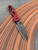 Spyderco Smock St. Nick's Knives Exclusive - Black TiCN - CPM-4V Blade- Red G10 Scales -