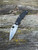 The Spyderco UK Penknife with leaf-shaped blade in CTS-BD1 and black FRN handle scales.
