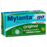 Mylanta Antacid 2Go Chewable Tablets 100 Pack