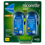 Nicorette Fruitdrops Lozenge Extra Strength 4 x 20 Pack
