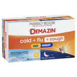 Demazin Cold & Flu + Cough Day & Night Capsules 48