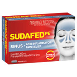 Sudafed PE Sinus+ Anti-Inflammatory Pain Relief Tablets 48
