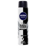 Nivea Men Deodorant Spray Invisible Clear Black & White 250mL
