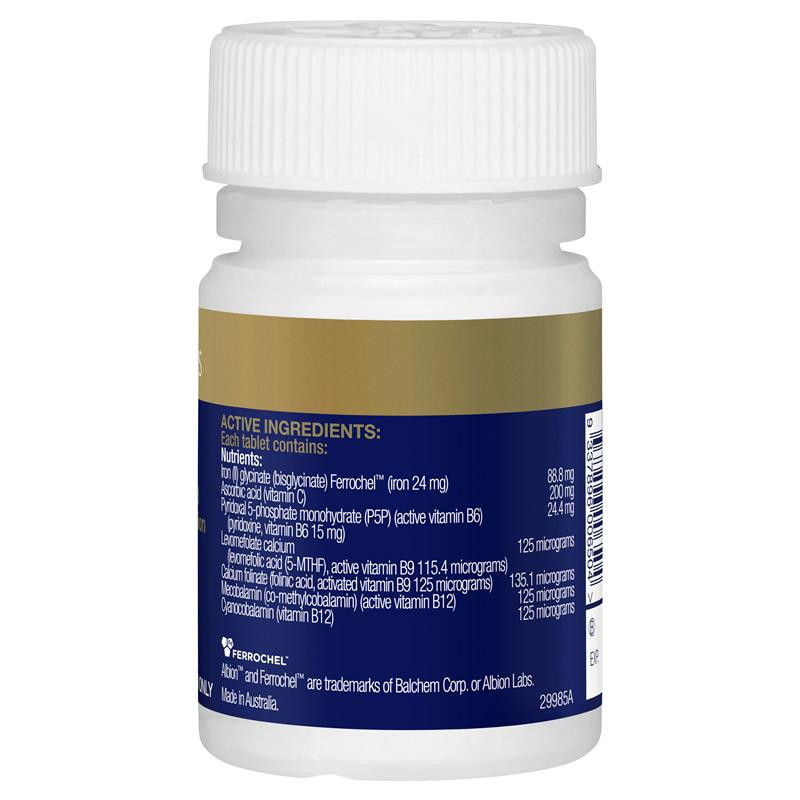 BioCeuticals Iron Sustain 30 Tablets Blooms The Chemist