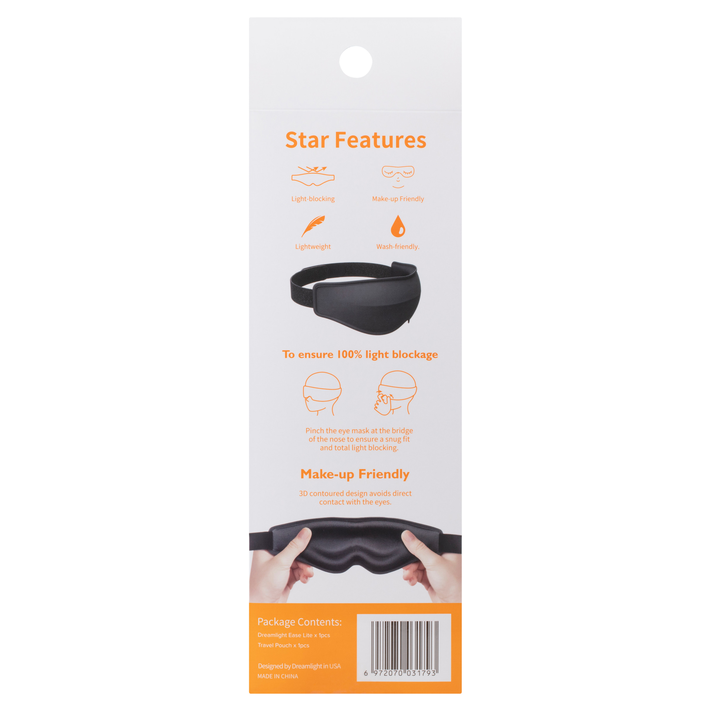 Dreamlight Ease Lite Sleep Eye Mask Blooms the Chemist