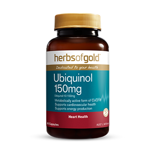 Herbs Of Gold Ubiquinol 150mg Capsules 60