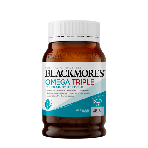 Blackmores Omega Triple Strength Fish Oil  150 Capsules