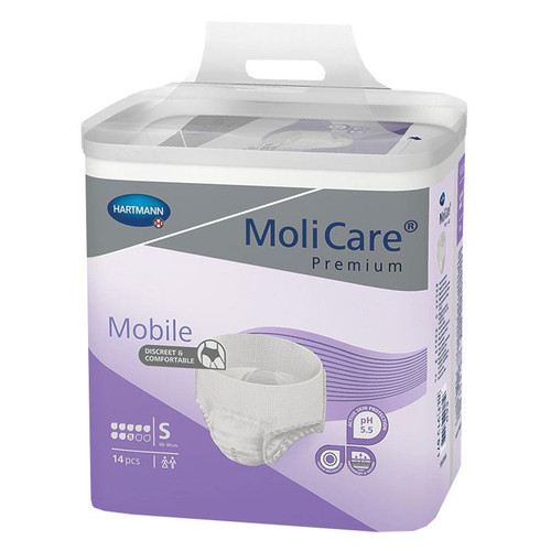 MoliCare Premium Mobile Pants 8 Drops Small 14 Pack