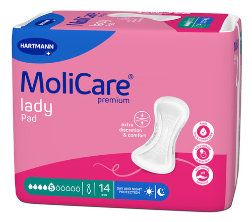 MoliCare Premium Lady Pad 5 Drops 14 Pack