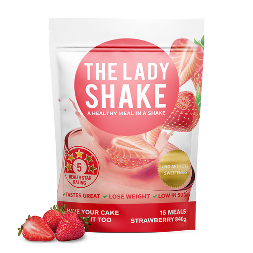 The Lady Shake Strawberry 840g