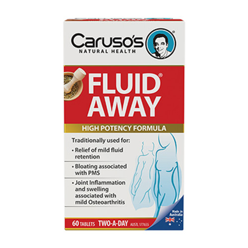 Carusos Fluid Away - 60 Tablets at Blooms The Chemist Carusos Fluid Away - 60 Tablets at Blooms The Chemist
