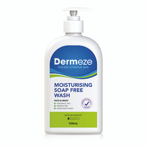 Dermeze Moistursing Soap Free Wash 500ml