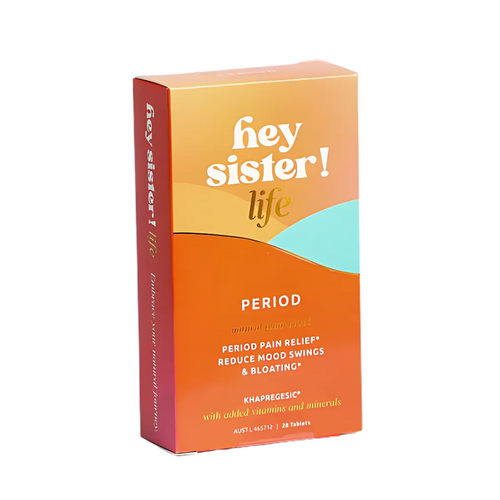 Hey Sister Life Period Pain 28 Tablets