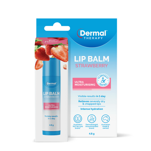 Dermal Therapy Lip Balm Strawberry 4.8g