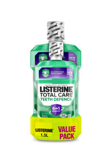 Listerine Teeth Defense 1 Litre + 500mL Value Pack