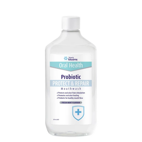 Henry Blooms Probiotics Mouthwash Protect & Repair 375mL