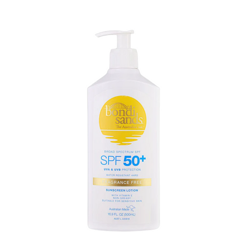 Bondi Sands SPF 50+ Fragrance Free Face Sunscreen Lotion 500mL