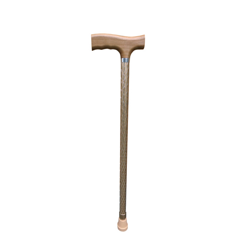Surgical Basics Engraved Gold Adjustable Walking Stick 72-95cm