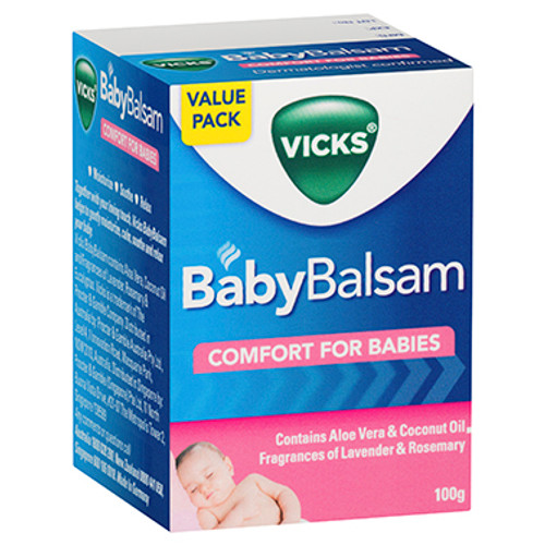 Vicks BabyBalsam Decongestant Rub 50g at Blooms The Chemist