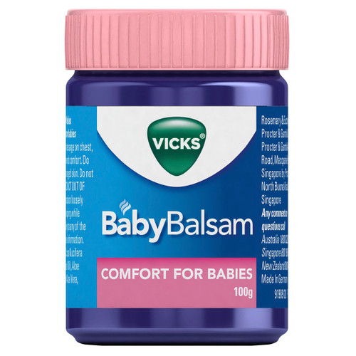 Vicks Baby Balsam Decongestant Rub 100g