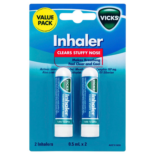 Vicks Nasal Decongestant Inhaler 2 Pack