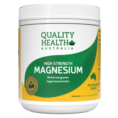 Quality Health High Strength Magnesium 250 Tablets