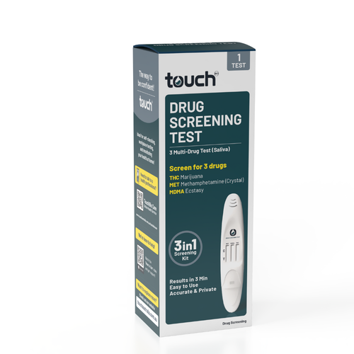 TouchBio 3 Multi-Drug Screening Test Saliva Pen 1 Test