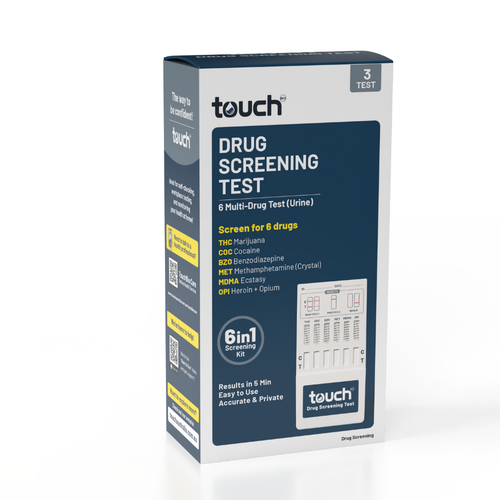 TouchBio 6 Multi-Drug Screening Test 3 Tests