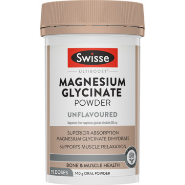 Swisse Ultiboost Magnesium Glycinate Powder 140g