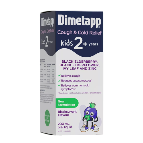 Dimetapp Kids 2years+ Cough & Cold Relief 200mL