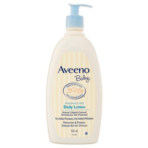 Aveeno Baby Fragrance Free Daily Lotion 532mL