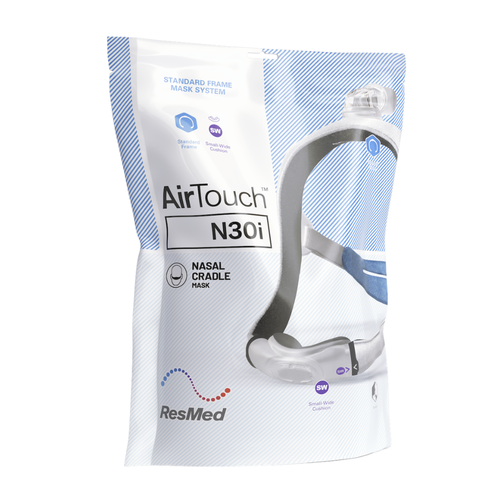 ResMed AirTouch N30i Nasal Cradle Mask Small Wide Cushion Standard Frame