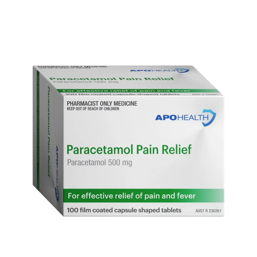 ApoHealth Paracetamol 500mg 100 Caplets