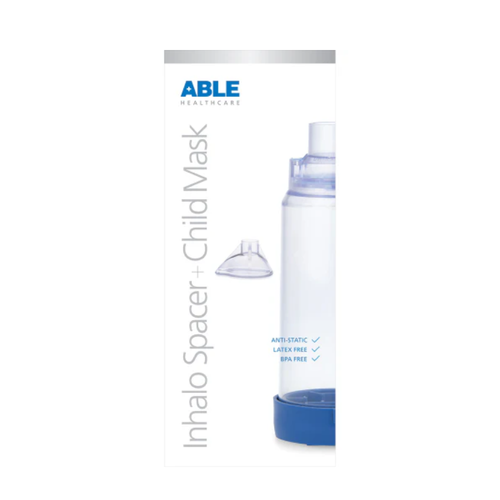 Able Inhalo Spacer with Child Mask