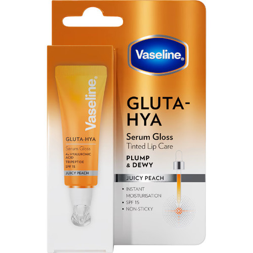 Vaseline Gluta-Hya Lip Serum Gloss Juicy Peach 10mL