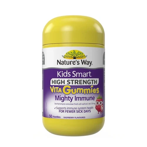 Nature's Way Kids Smart High Strength Vita Gummies Mighty Immune 50 Pastilles