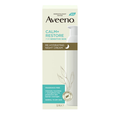 Aveeno Calm + Restore Rehydrating Night Cream 50mL