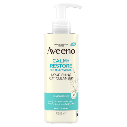 Aveeno Calm + Restore Nourishing Oat Cleanser 200mL