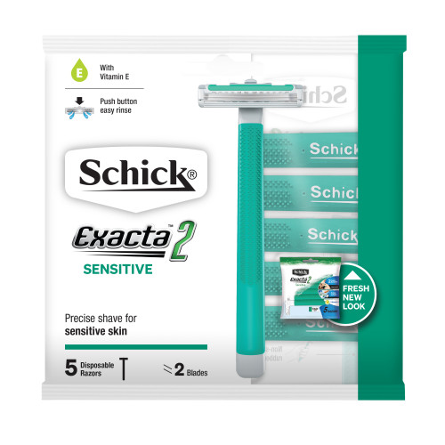 Schick Exacta 2 Sensitive 5 Disposable Razors