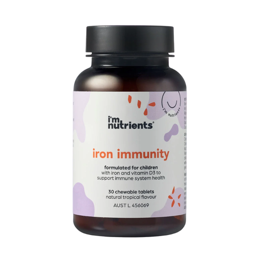 I'm Nutrients Iron Immunity for Children 30 Chewable Tablets