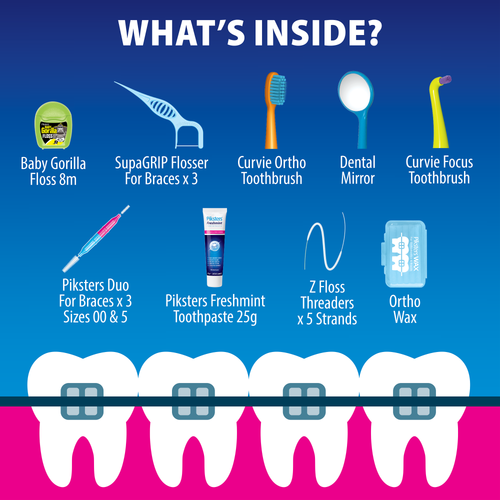 Machine Shop Risk Assessment Piksters Braces Care Kit | Blooms The Chemist