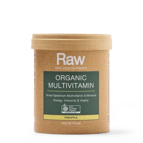 Raw Real Food Nutrients Organic Multivitamin Pineapple Powder 100g
